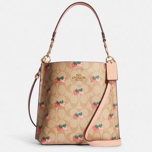Coach strawberry mollie bucket bag 22